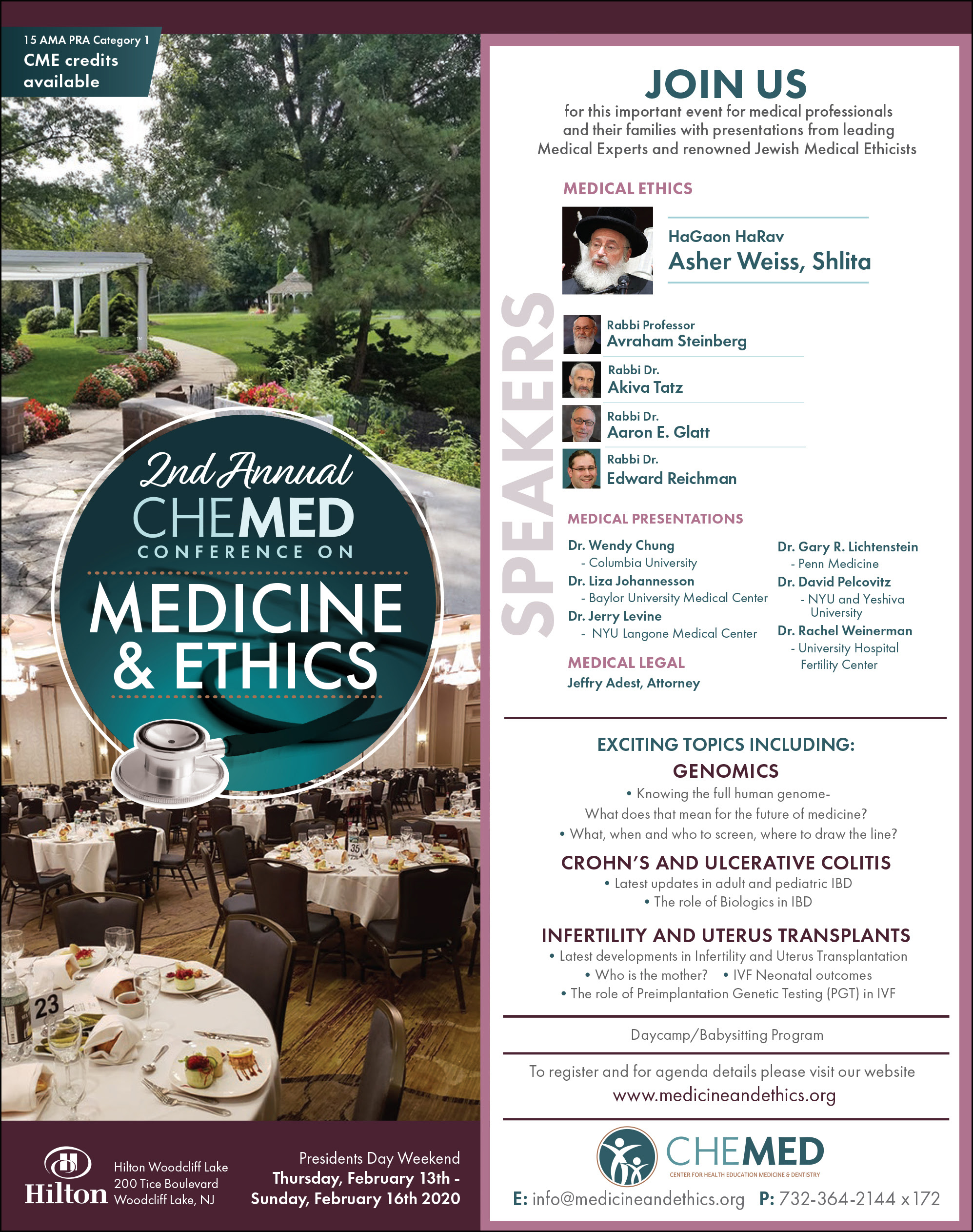 CHEMED Conference 2020 Medical Halacha
